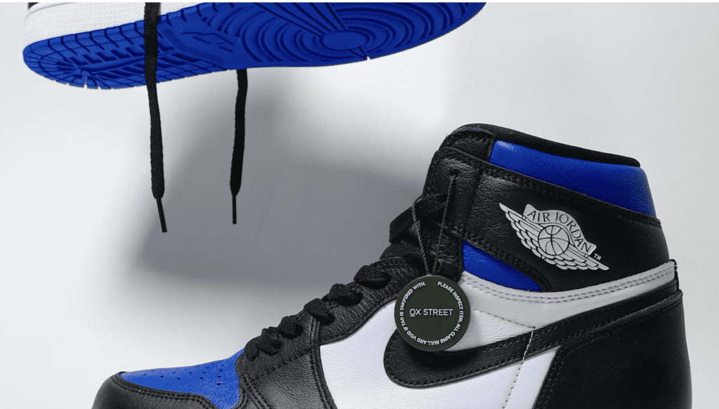 Air Jordan 1 blue and white