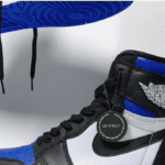 Air Jordan 1 blue and white