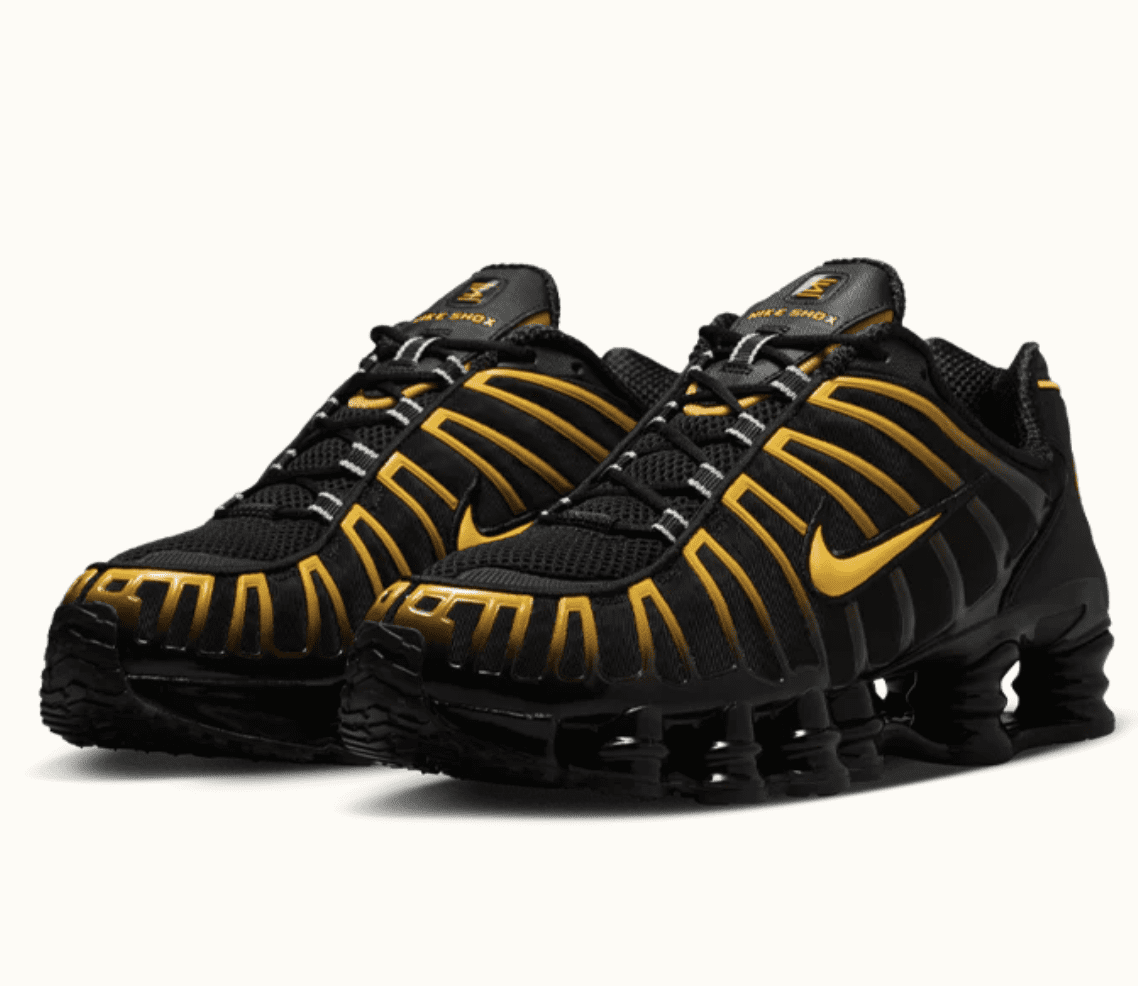 Nike Shox TL Black Metallic Silver Chrome AV3595-013