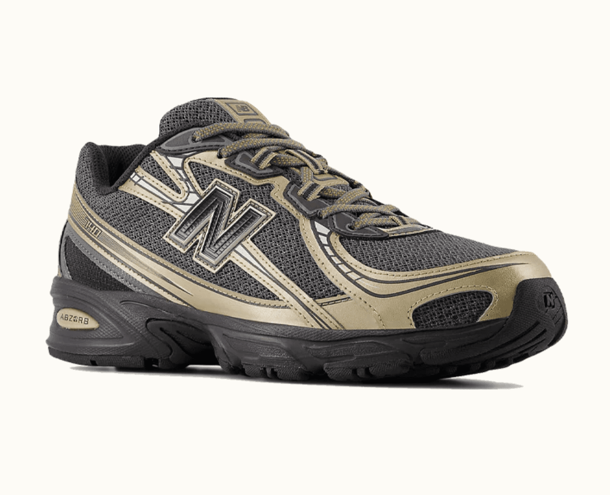 New Balance 740 Black Cement Castlerock U740BD2 Lifestyle Runner